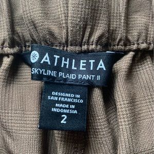 Athleta Skyline Plaid Pants
